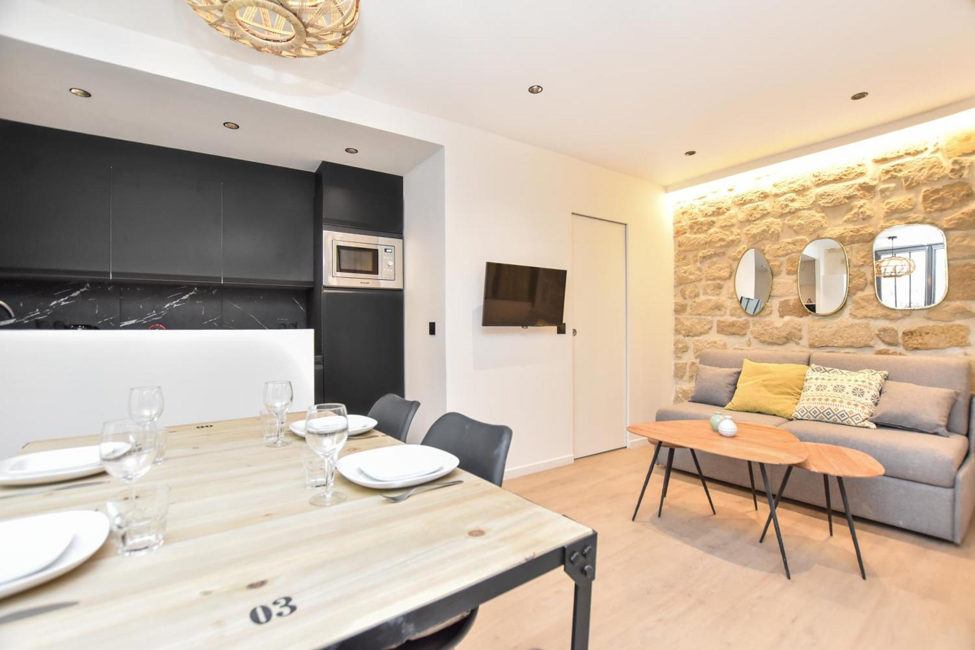 פריז Cozy Apartment - 1Br-4P - Sentier מראה חיצוני תמונה